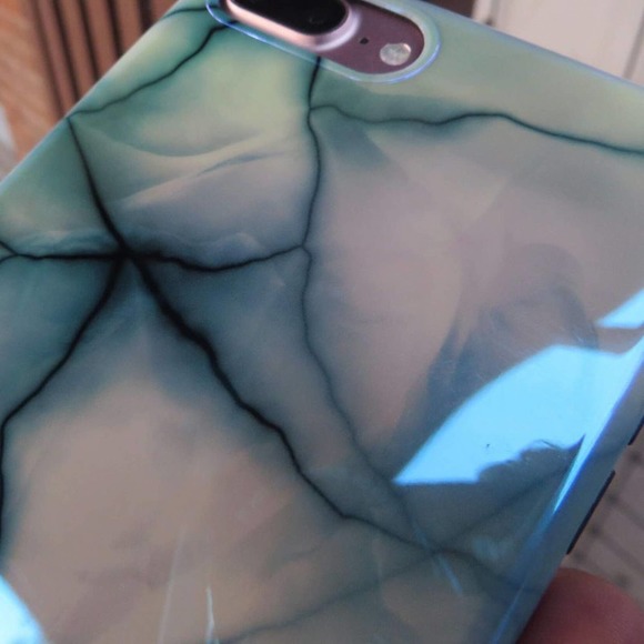 iPhone 6s Case Green Marble Print Cover NEW - Picture 2 of 6
